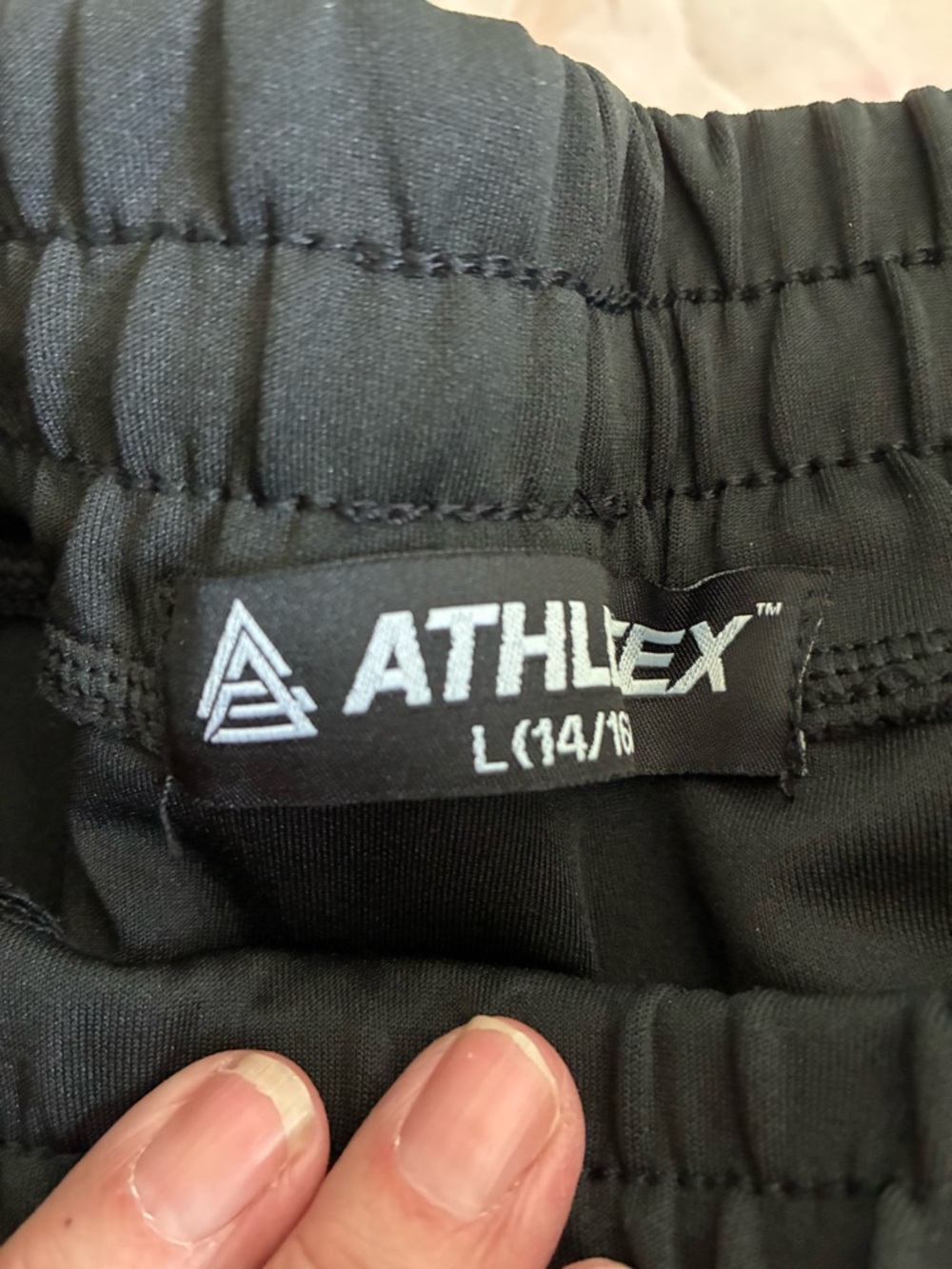 Athlex Kids Black Jogger Sweatpants - L (14/16)